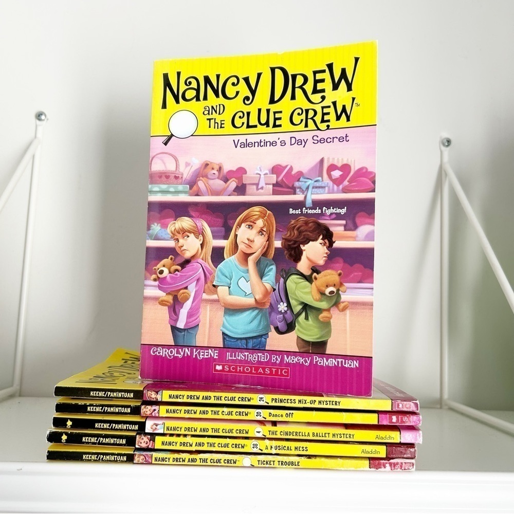 Nancy Drew and the Clue Crew book lot six books by Carolyn Keene